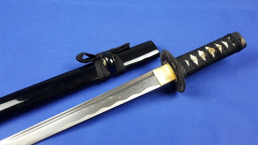 damast staal Scherp japans tanto mes, samurai zwaard, sabel,, Ophalen of Verzenden, Overige soorten, Azië, Zwaard of Sabel
