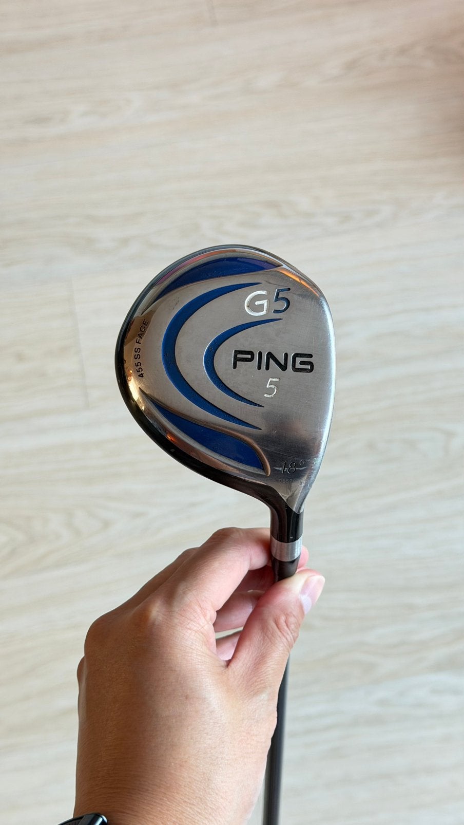 Ping G5 Houten 5 - Regular, ZGAN Golfpride Tour Velvet Grip!, Sport en Fitness, Golf, Ophalen of Verzenden, Gebruikt, Club, Ping