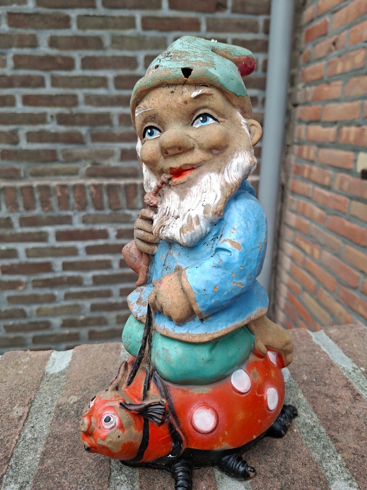 Vintage plastic tuinkabouter, Ophalen of Verzenden