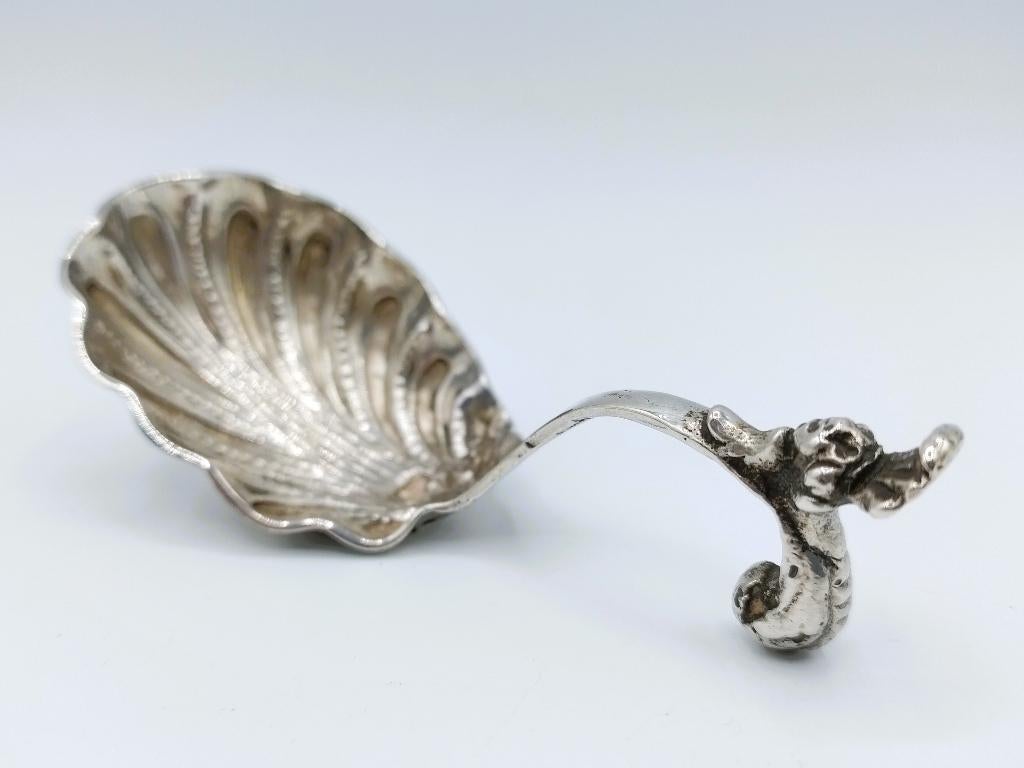 Zilveren roomlepel, H.G. Hanecroot, Franeker, ca. 1710, Verzenden