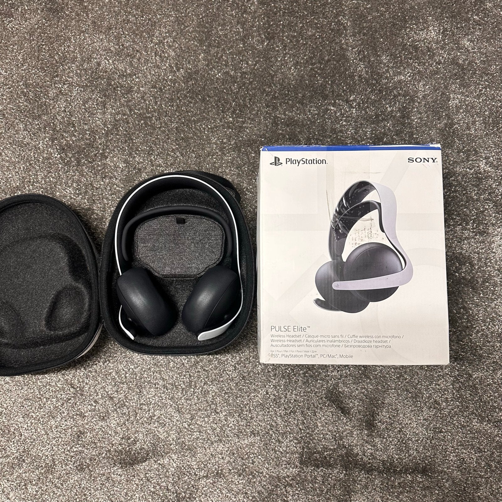 Sony PlayStation Pulse Elite Draadloze Headset, Audio, Tv en Foto, Ophalen of Verzenden, Zo goed als nieuw, Sony, Zwart