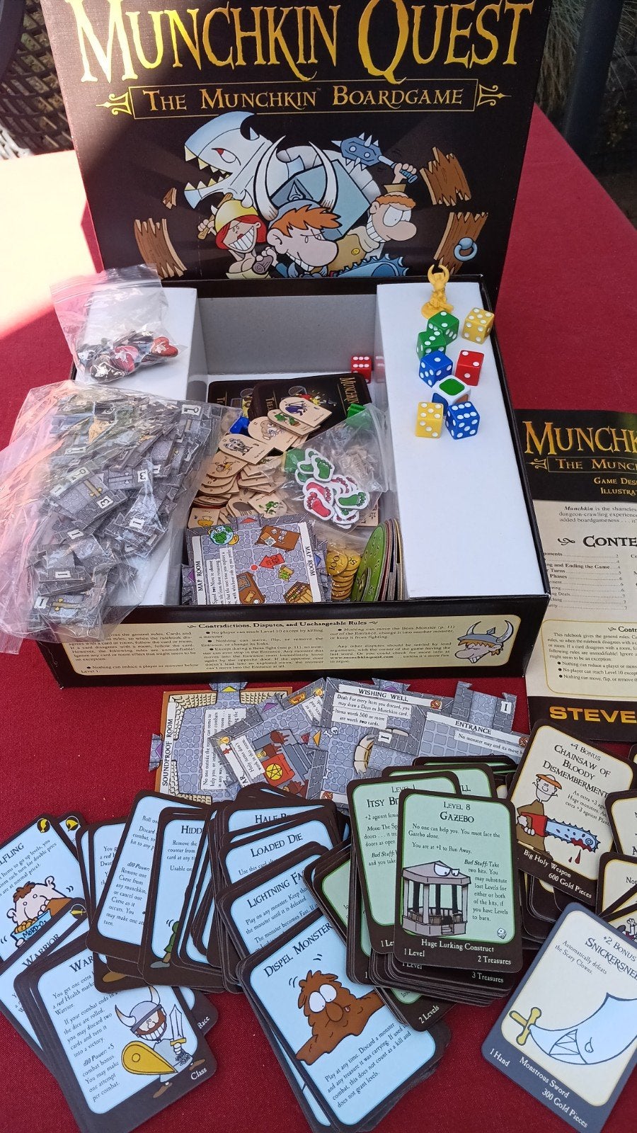 Munchkin Quest - Engelstalig Bordspel - Nieuw & Zeldzaam, Drie of vier spelers, Ophalen of Verzenden, Zo goed als nieuw, Steve Jackson Games