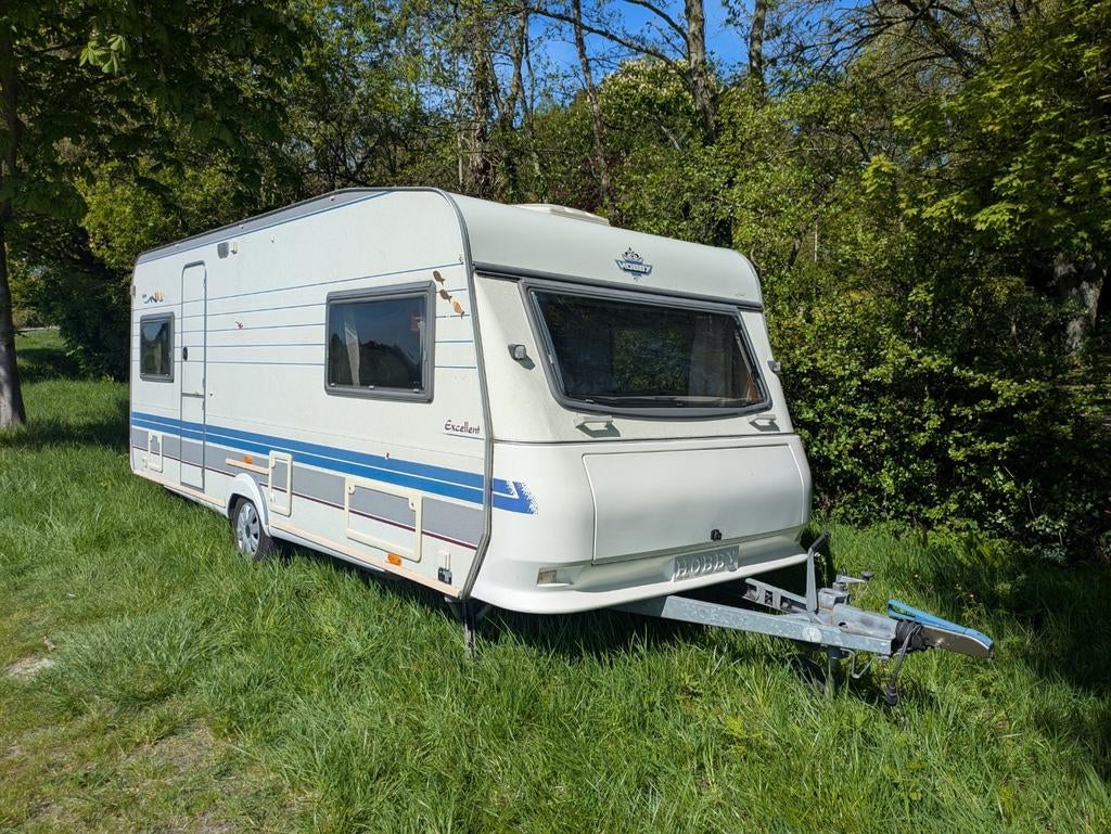 Hobby 540 Excellent - Ruime en comfortabele caravan, Caravans en Kamperen, Vast bed, Rondzit, Hobby, Particulier