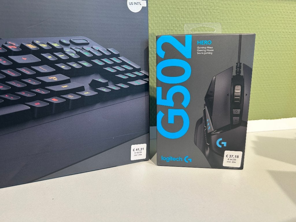 Logitech Gaming Set, Ophalen, Nieuw, Qwerty, Logitech toetsenbord