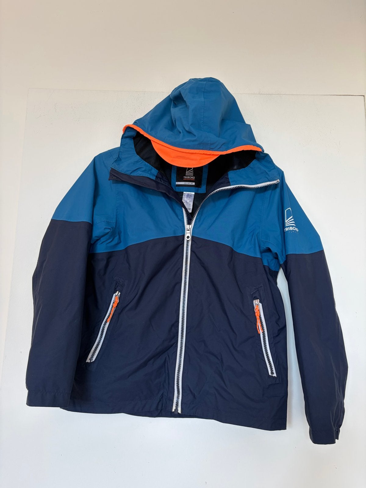 Tribord regenjas maat 140 - Decathlon, Ophalen of Verzenden, Zo goed als nieuw, Jongen of Meisje, Jas