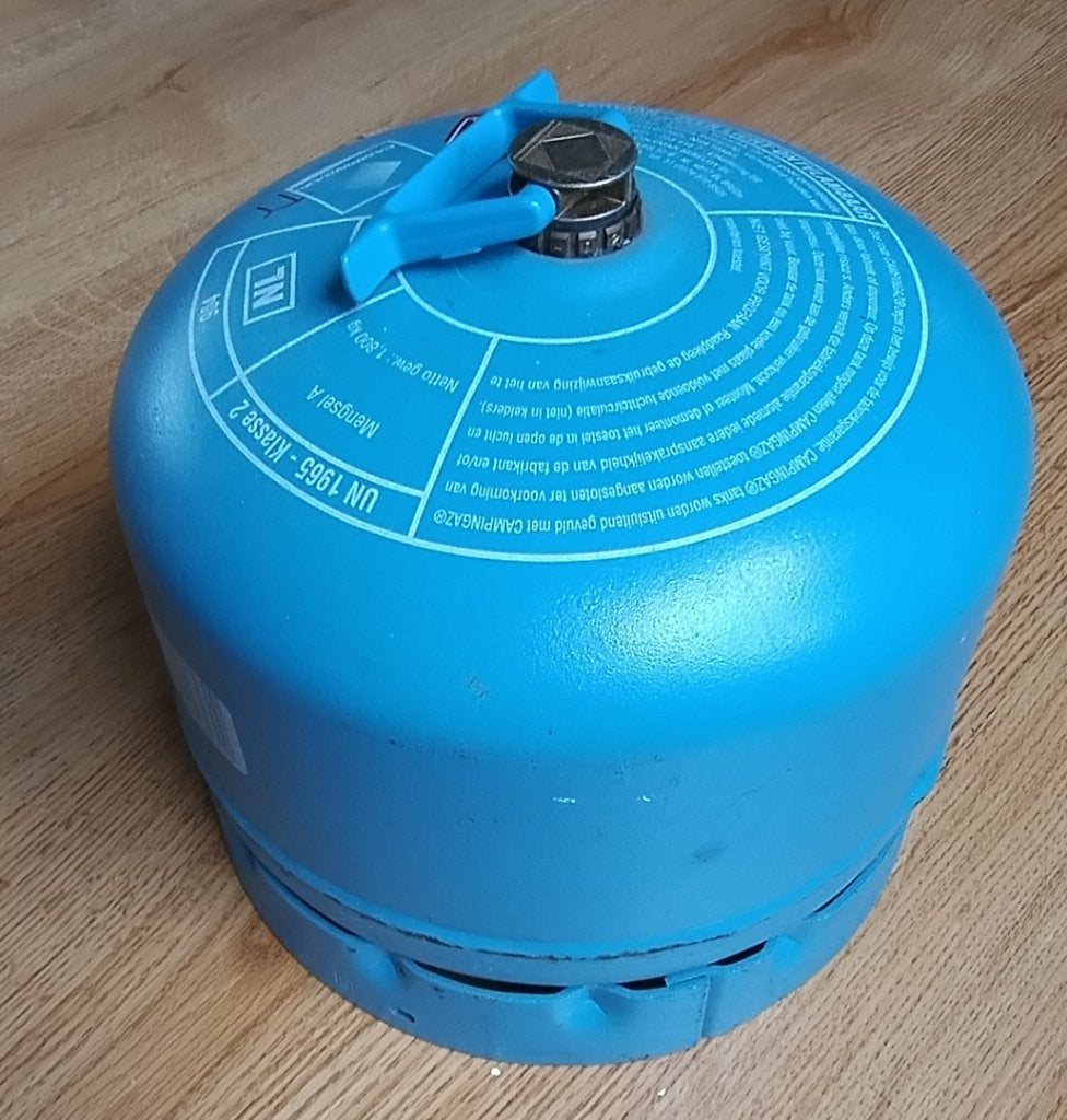 VOLLE Campingaz gasfles 904, Ophalen, Zo goed als nieuw