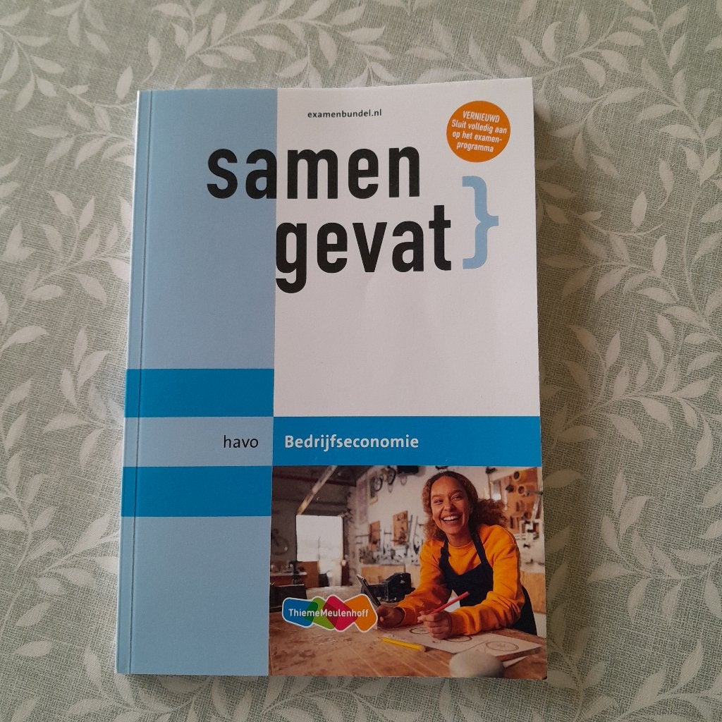 ***NIEUW*** Samengevat Havo bedrijfseconomie (9789006649994), Boeken, Schoolboeken, Ophalen of Verzenden, Bedrijfseconomie of M&O
