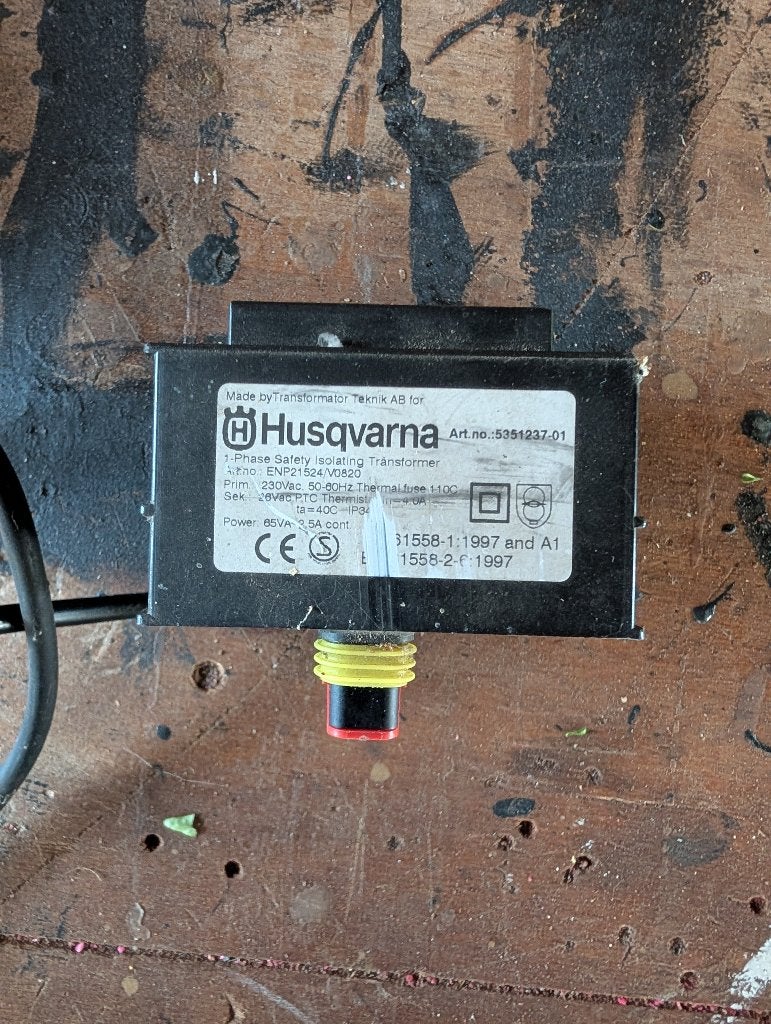 Husqvarna transformator voor automower 220ac, Verzenden, Gebruikt, 20 tot 25 cm, Gardena / Husqvarna