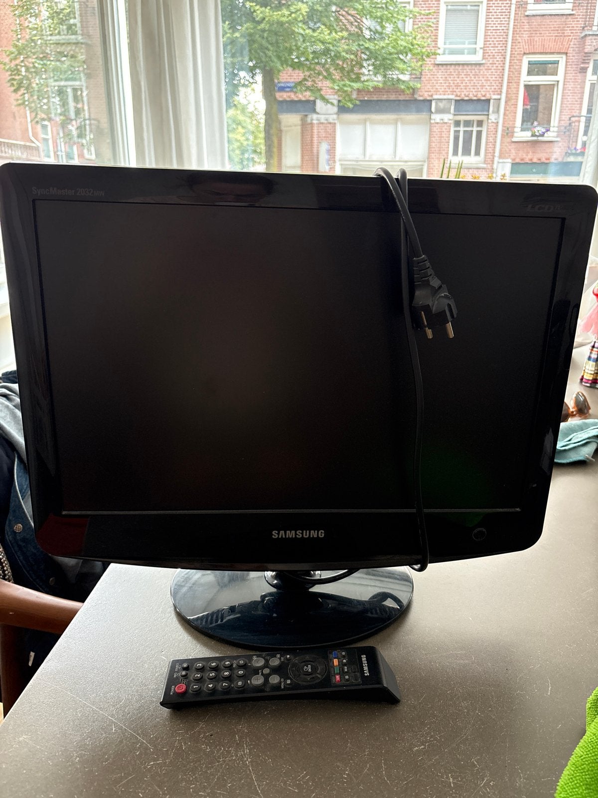 Samsung SyncMaster 2032MW LCD TV met afstandsbediening, Audio, Tv en Foto, Televisies, Ophalen, Gebruikt, Samsung, 40 tot 60 cm