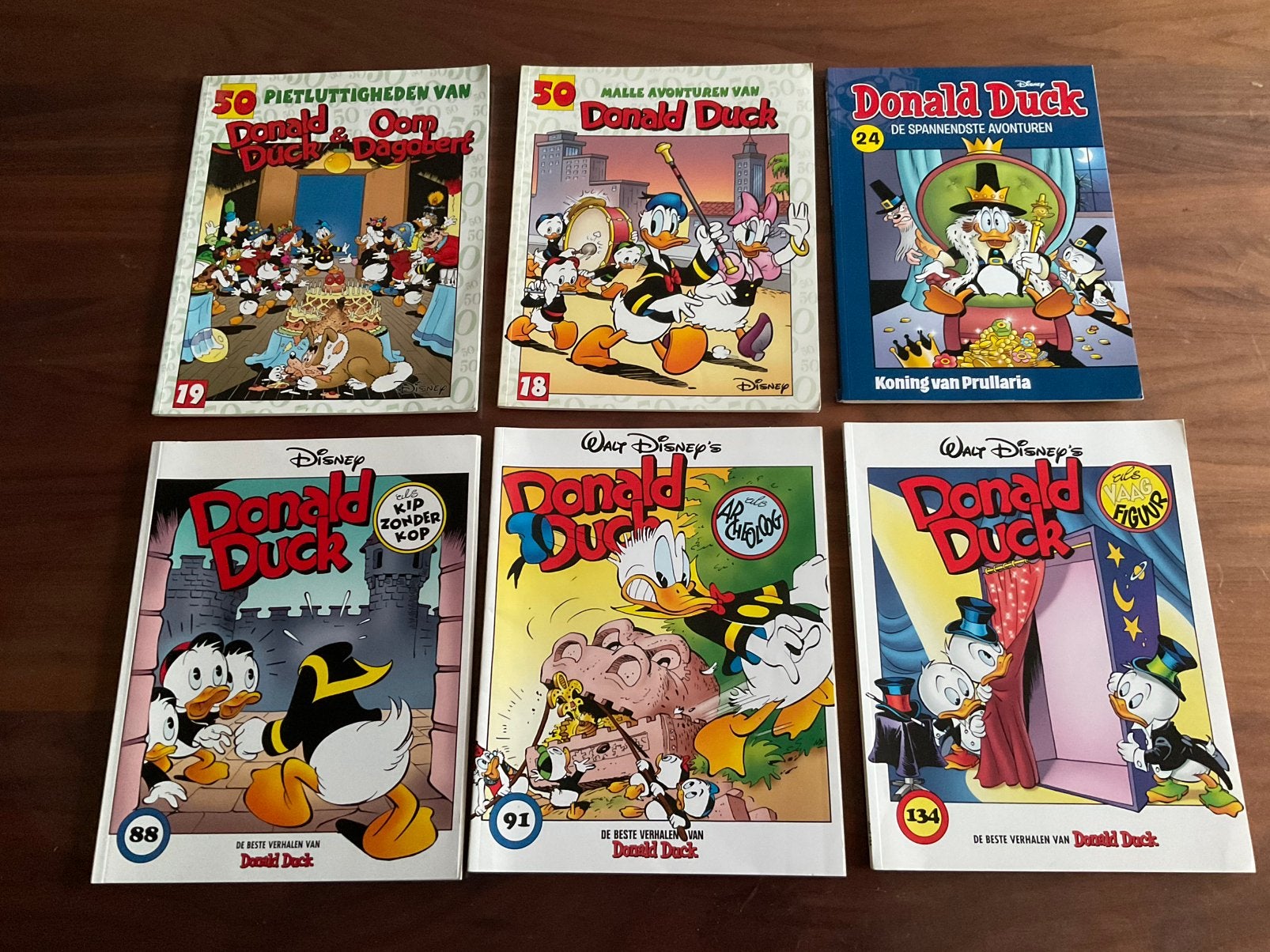 6 x Donald Duck: Beste verhalen + spannendste avonturen, Boeken, Meerdere comics, Ophalen of Verzenden, Zo goed als nieuw, Europa