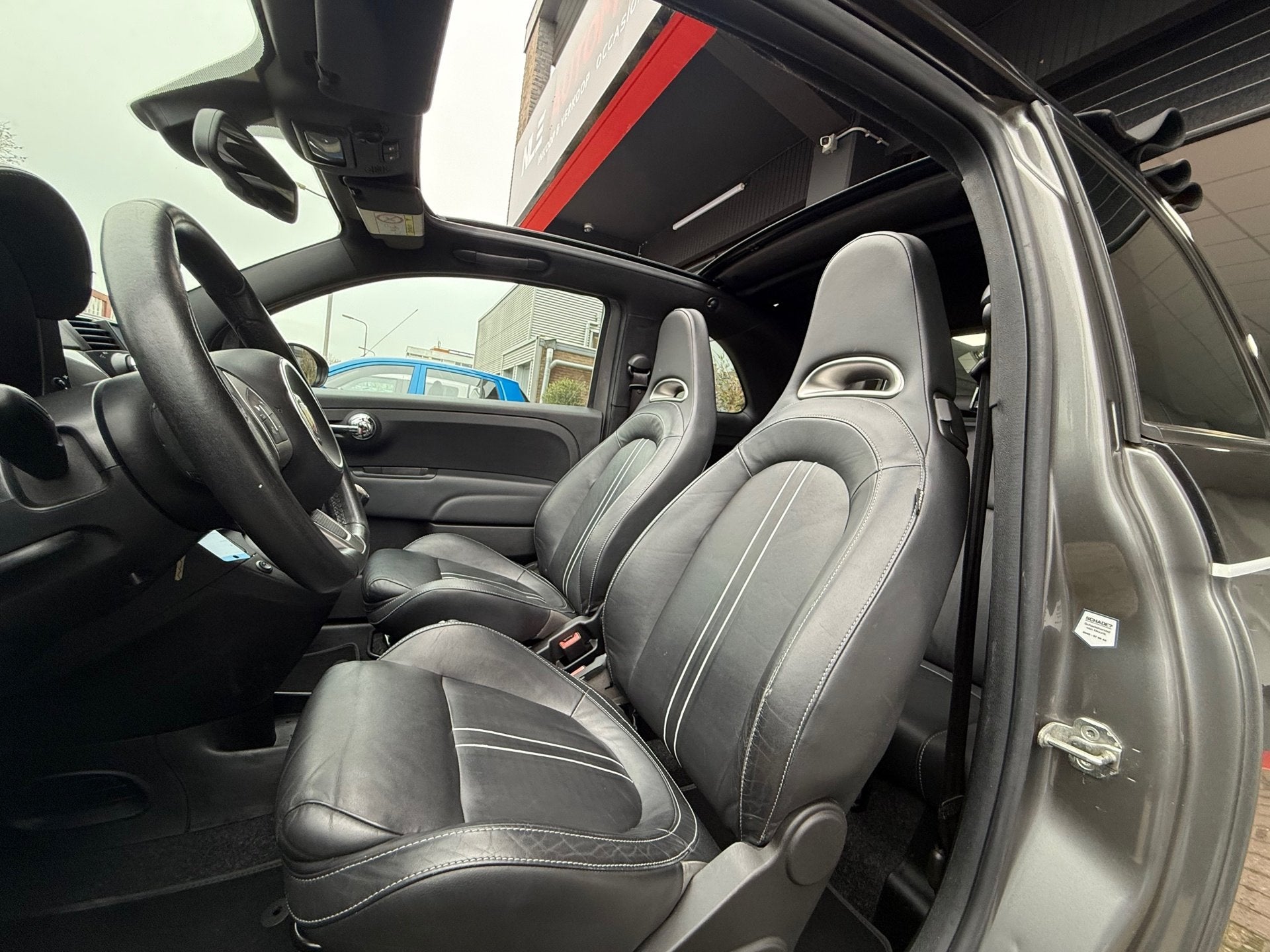 Fiat 500 1.4 T-Jet Abarth | 170 pk | Sportpakket | Panodak, Auto's, Voorwielaandrijving, 4 cilinders, Parkeersensor, Leder