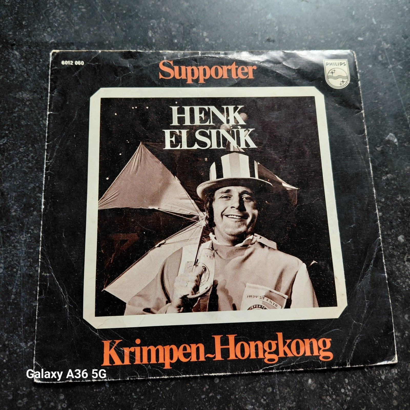 Henk Elsink - Supporter / Krimpen-Hongkong (Vinyl Single), Cd's en Dvd's, Gebruikt, 7 inch, Ophalen of Verzenden, EP