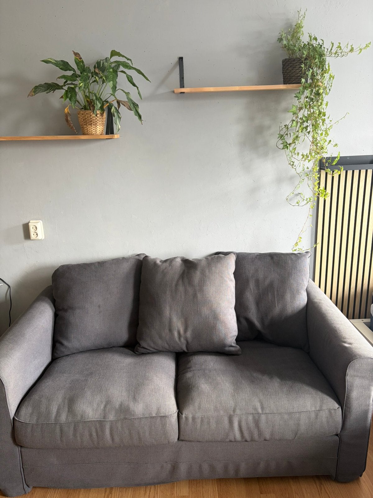 Ikea Grönlid 2-zitsbank antraciet grijs, Ophalen, Zo goed als nieuw, 75 tot 100 cm