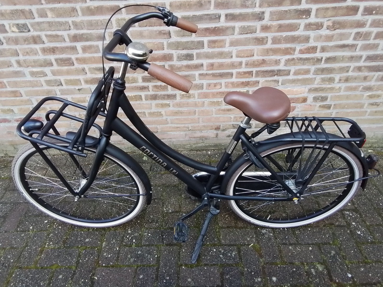 Dames transportfiets cortina u4 model terug trap rem izgst., 26 inch of meer, Terugtraprem, Cortina U4 transportfiets, Versnellingen