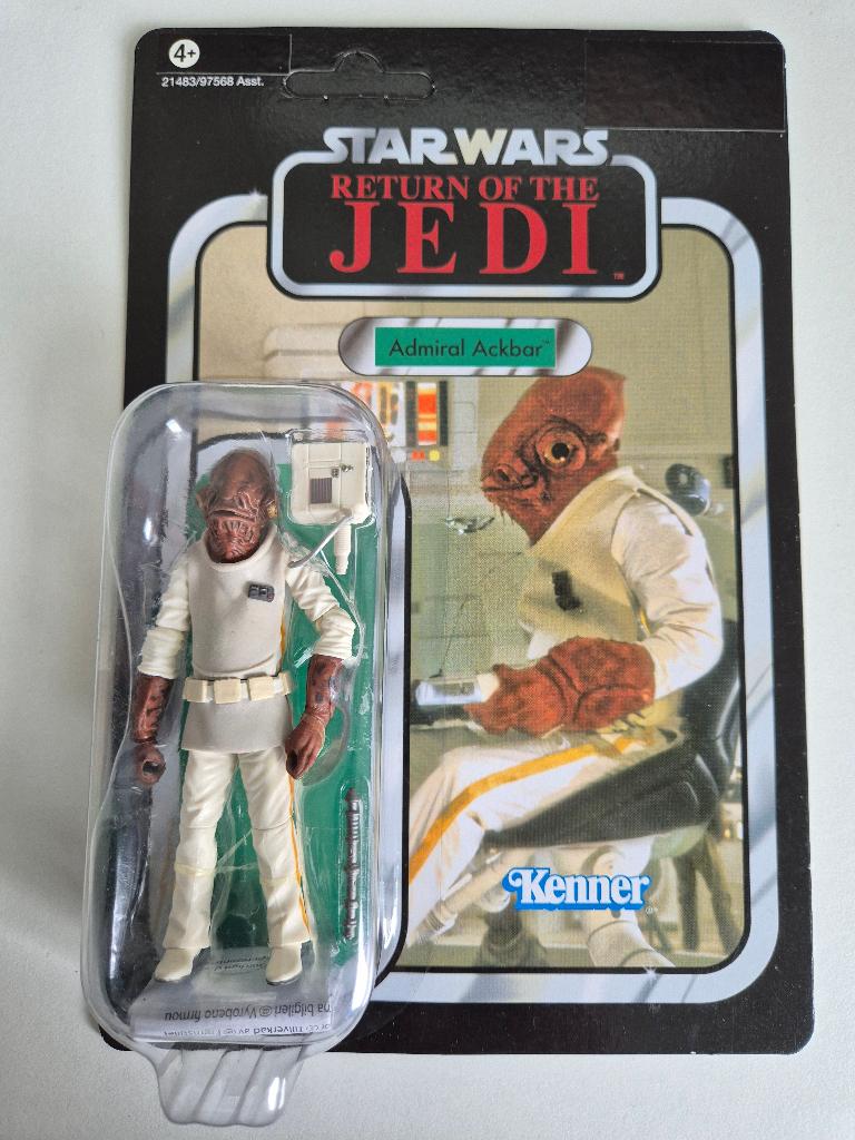 Star Wars Vintage Collection VC22 Admiral Ackbar 1.0 unpunch, Ophalen of Verzenden, Nieuw, Actiefiguurtje
