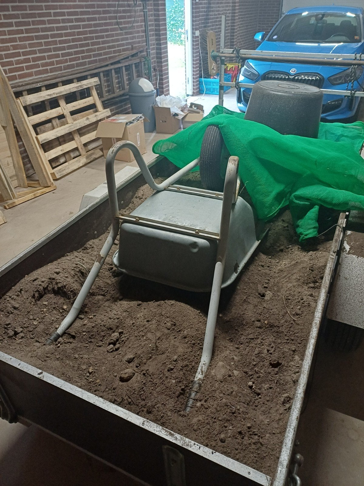 Zwart zand, ongeveer 1,5 kuub beschikbaar, Tuin en Terras, Zand, Ophalen