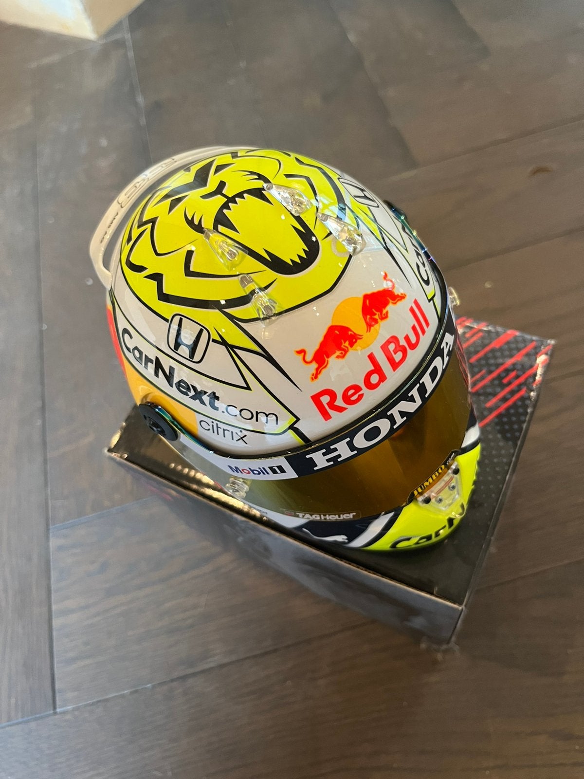 Max Verstappen Red Bull Racing F1 Schaalmodel Helm, Motoren, Ophalen, Nieuw zonder kaartje, Overige typen, Overige merken
