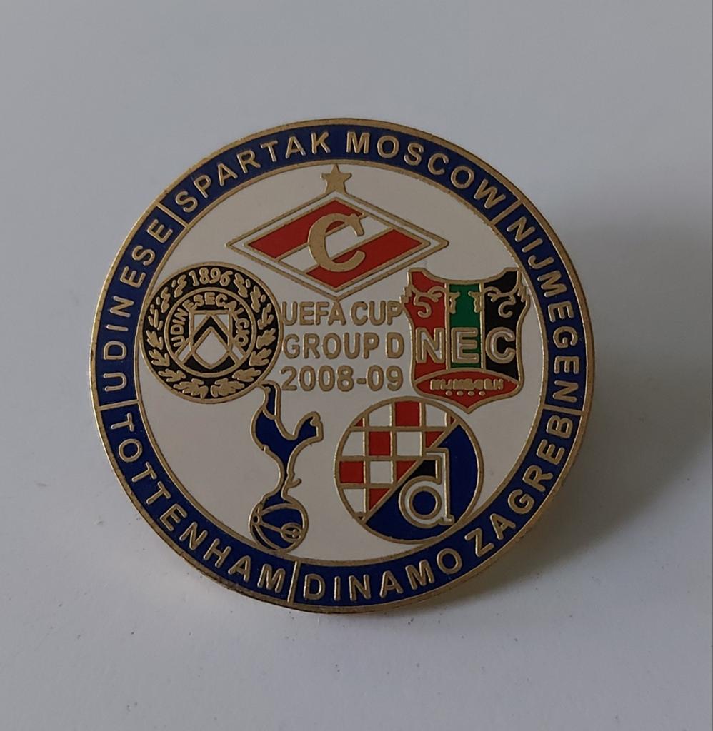 NEC Nijmegen UEFA Cup 2008-2009 pin #4, Verzamelen, Ophalen of Verzenden, Zo goed als nieuw, Overige binnenlandse clubs, Overige typen