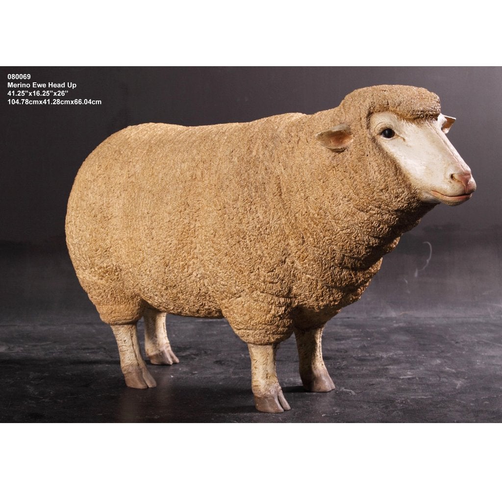 Sheep Merino Eve – Schaap beeld Lengte 96 cm, Ophalen, Nieuw, Overige typen