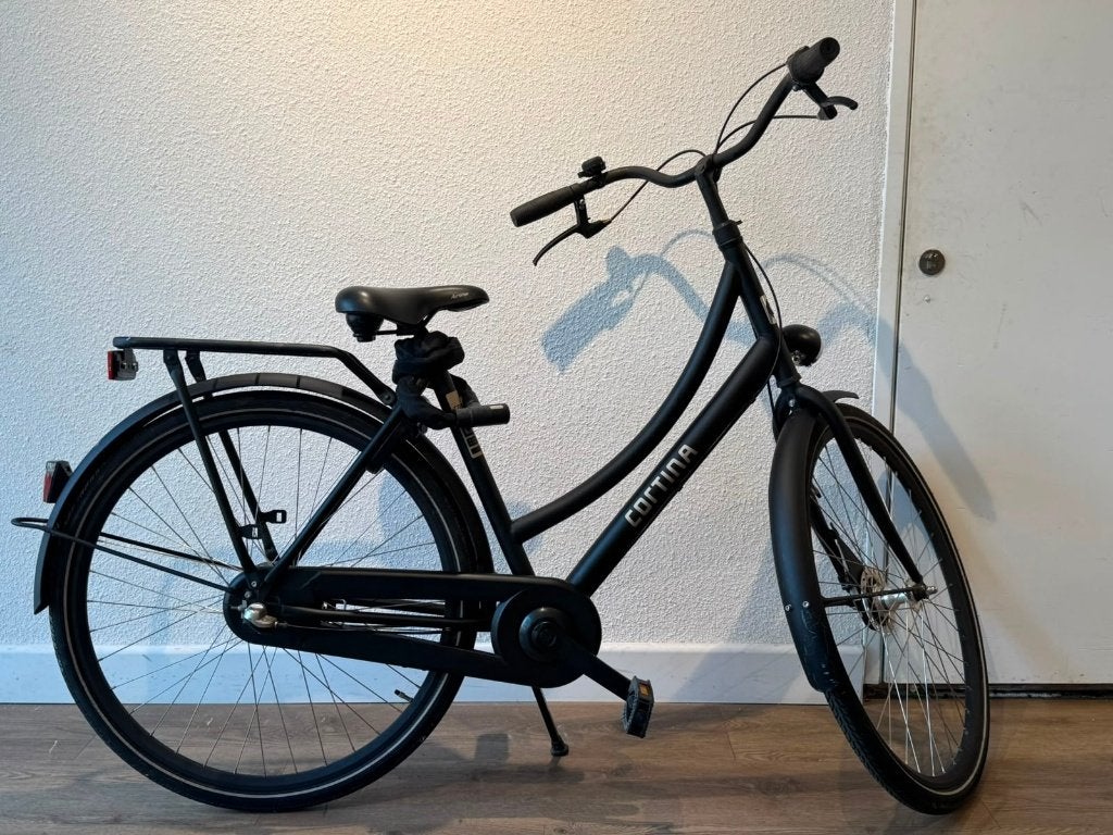 Cortina U1 Damesfiets - Black Matt - 53cm, Versnellingen, Trommelrem, Ophalen, Overige merken