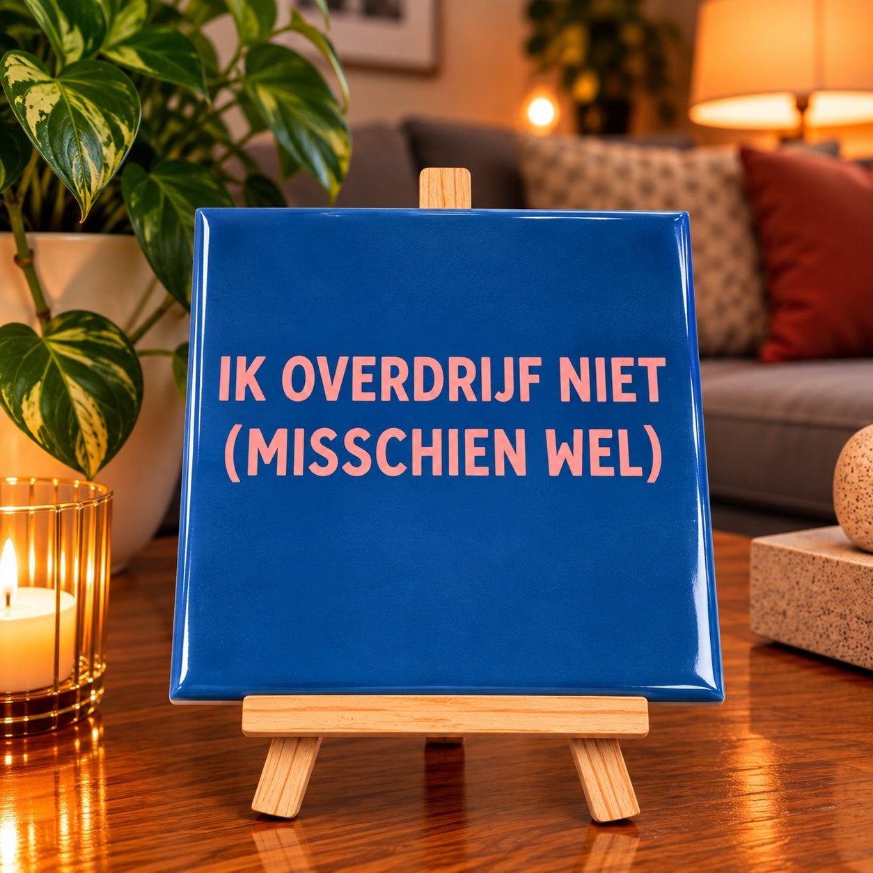 Tegeltje tekst, Ophalen of Verzenden, Nieuw