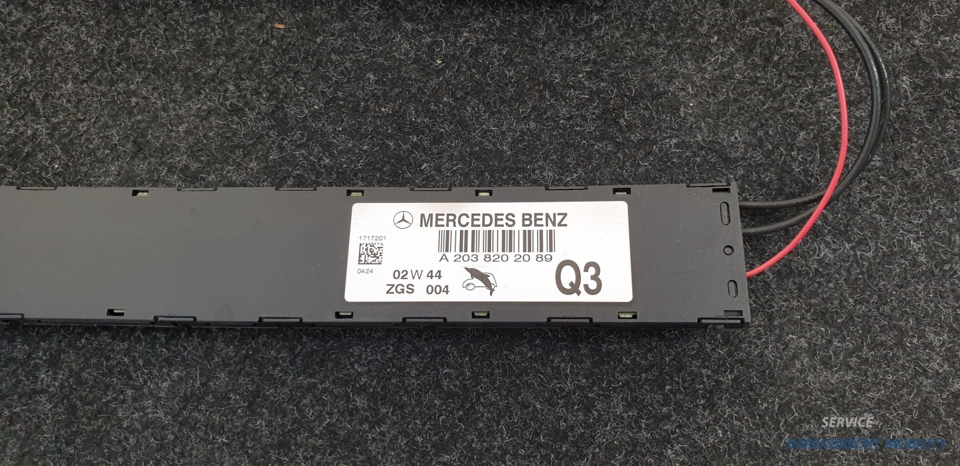Aerial Antenne afstandsbediening sleutel Radio A2038702089 W, Gebruikt, Mercedes-Benz AG, Mercedes-Benz, Ophalen of Verzenden