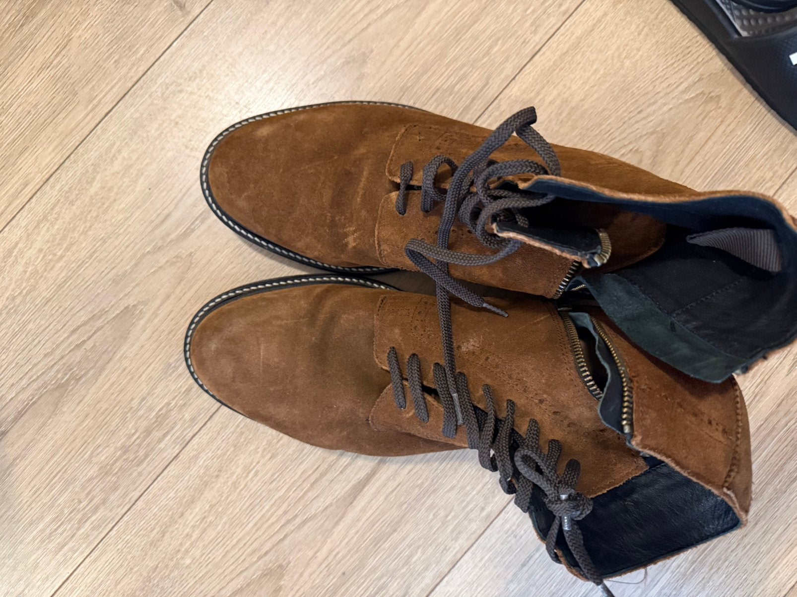 Laars man  zara, Ophalen of Verzenden, Zo goed als nieuw, Bruin, Boots