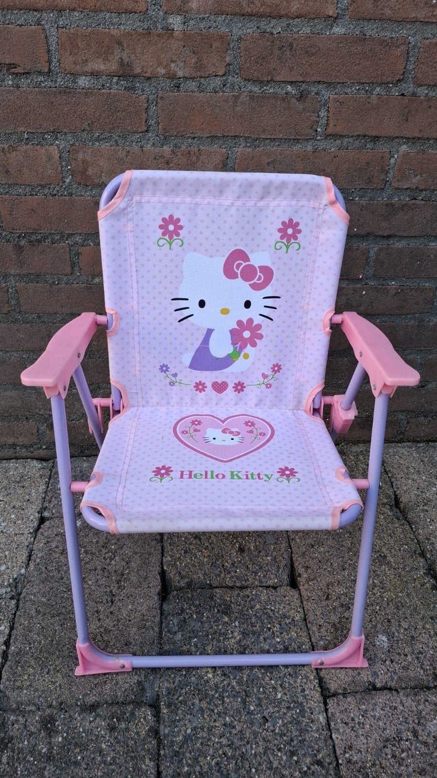 Hello Kitty Kinder Klapstoel - Binnen/Buiten, Ophalen, Gebruikt