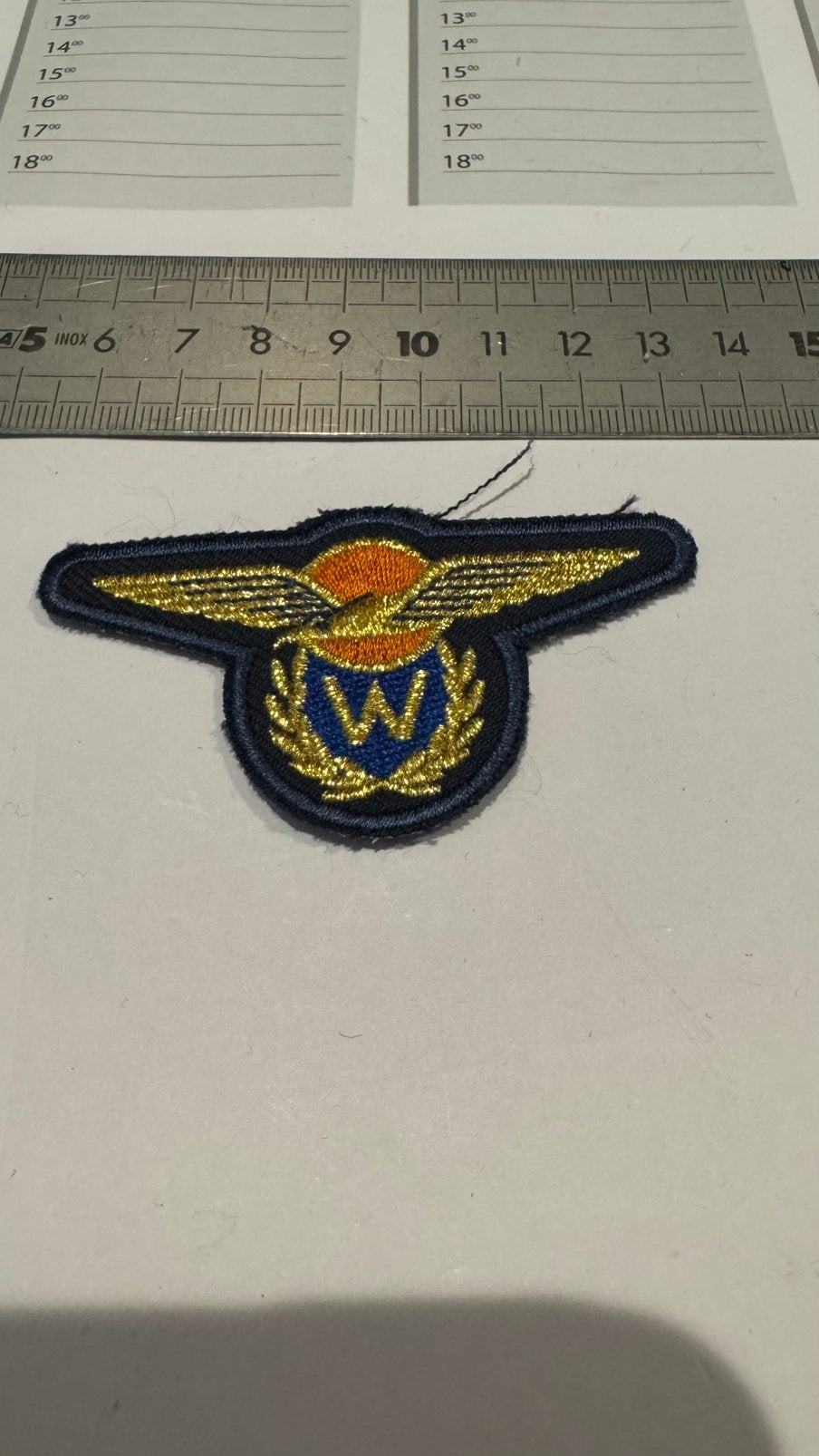 Vliegerwing waarnemer klu luchtmacht 2, Ophalen of Verzenden, Luchtmacht, Nederland, Embleem of Badge