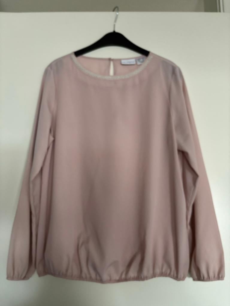 Amy Vermont - licht roze blouson / top - maat 40, Maat 38/40 (M), Verzenden, Zo goed als nieuw, Lange mouw
