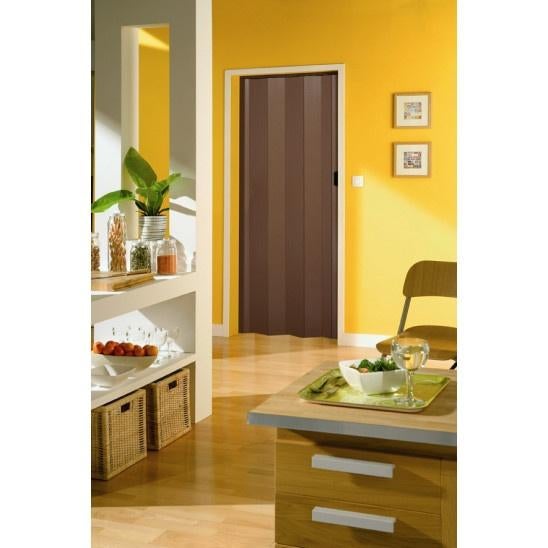 SALE Grosfillex Una vouwdeur donker bruin BxH 84x205 cm, Ophalen of Verzenden, Nieuw, Bruin