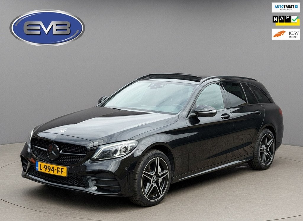 Mercedes-Benz C-klasse Estate 300 e Bus Solution AMG Limited, Auto's, Mercedes-Benz, Euro 6, Zwart, Hybride Elektrisch/Benzine