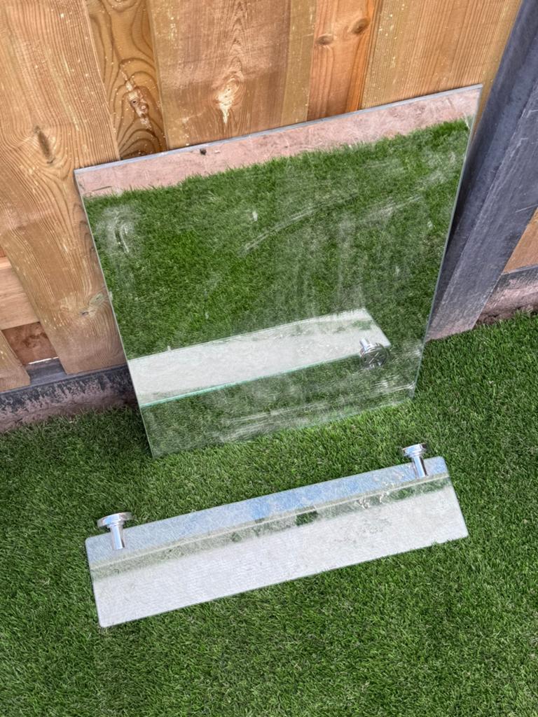 Spiegel, Huis en Inrichting, Woonaccessoires | Spiegels, Ophalen, Minder dan 50 cm, Zo goed als nieuw, Minder dan 100 cm