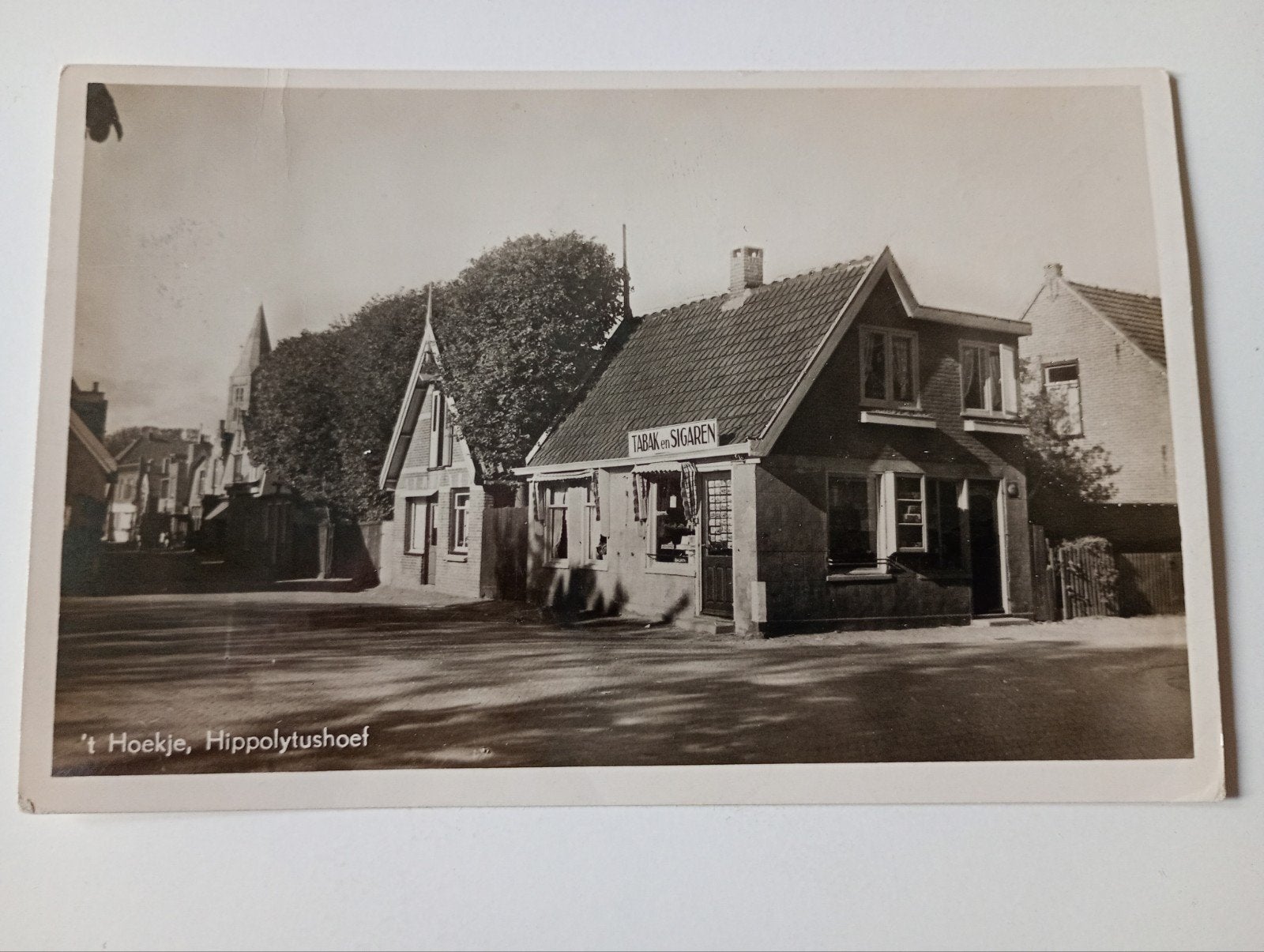 Hippolytushoef Wieringen Tabakswinkel 1948, Ophalen of Verzenden, 1940 tot 1960, Gelopen, Noord-Holland