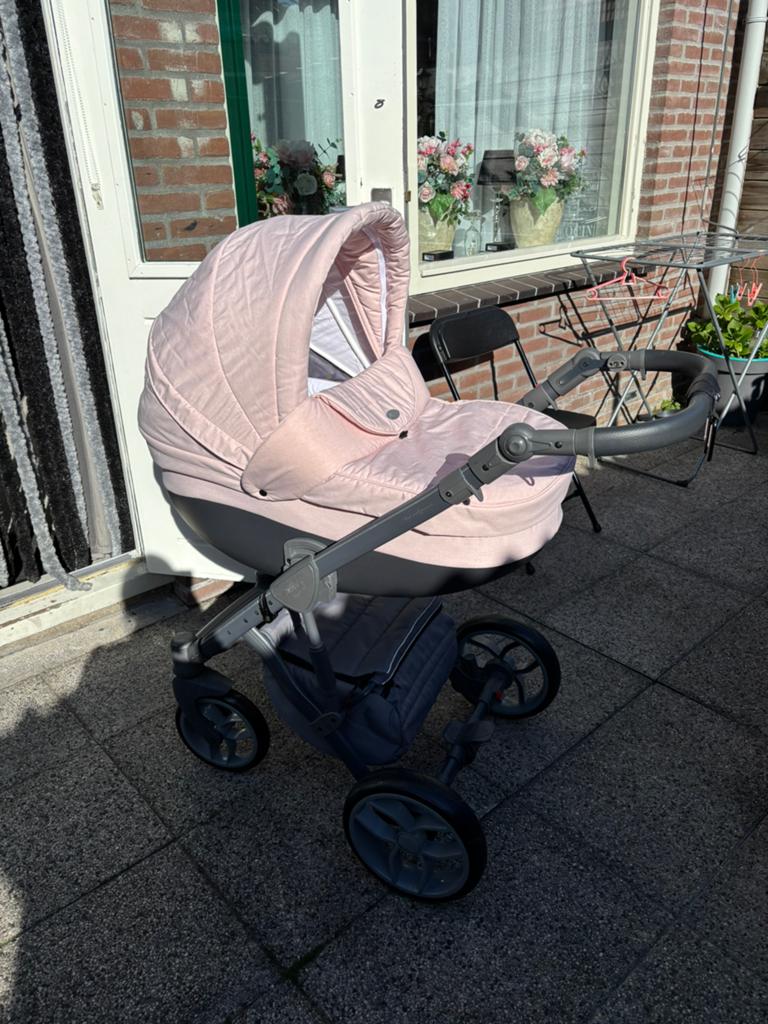 Baby Merc Faster 3 Style 3-in-1 Kinderwagen met Luiertas, Gebruikt, Combiwagen, Met autostoeltje, Ophalen