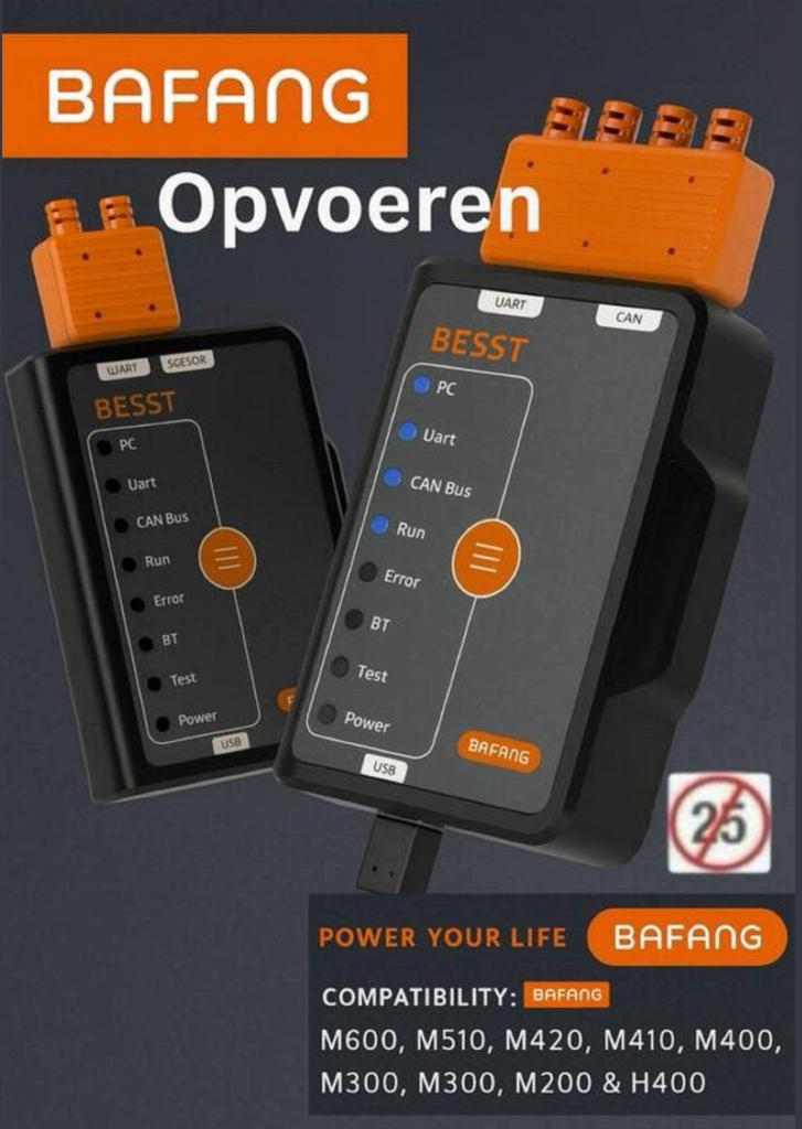 Bafang middenmotor snelheidsupgrade, Ophalen, Overige merken