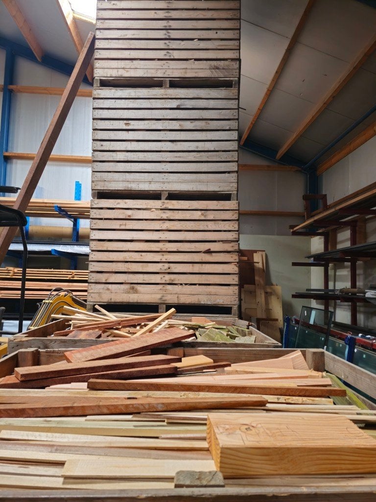 Brandhout stookhout kachelhout haardhout hardhout VOLLE KIST, Doe-het-zelf en Verbouw, Hout en Planken, Ophalen, Minder dan 25 mm