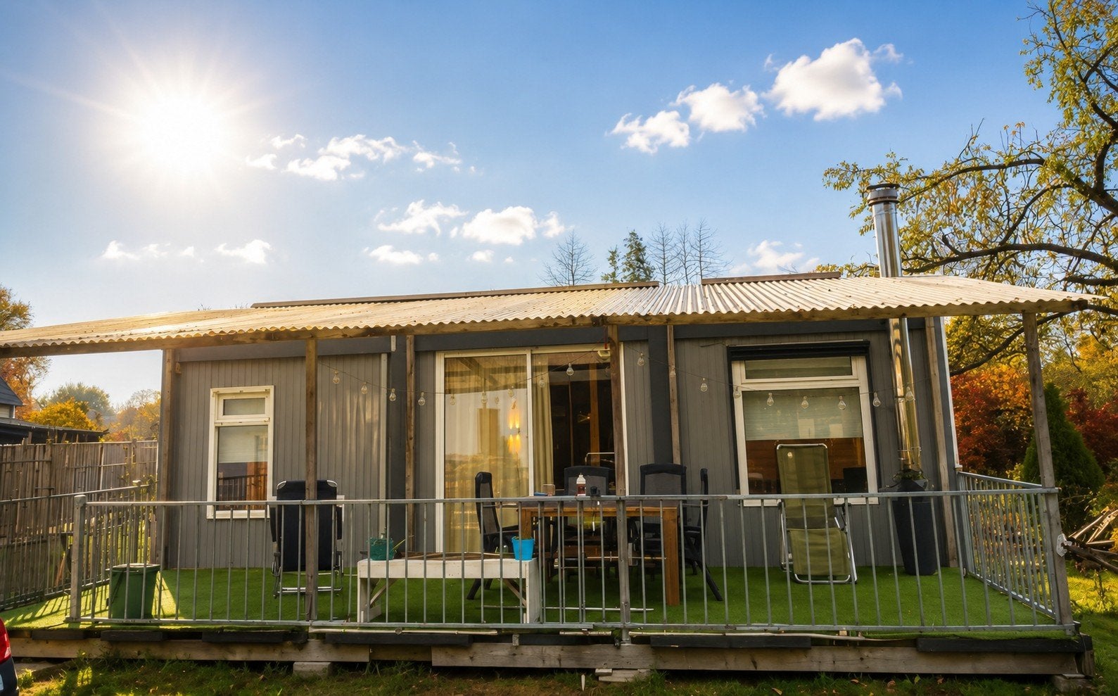 Ruime en nette woonunit, 90m2 met ruime veranda., Ophalen
