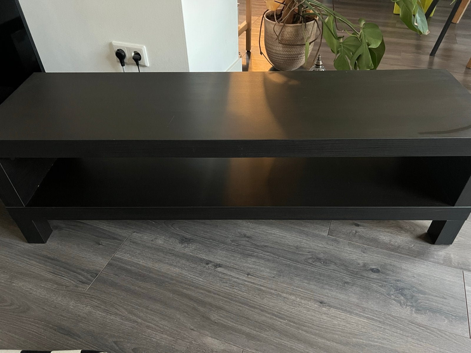 IKEA LACK tv-meubel - Zwart, Huis en Inrichting, Ophalen, Overige materialen, Gebruikt, 100 tot 150 cm