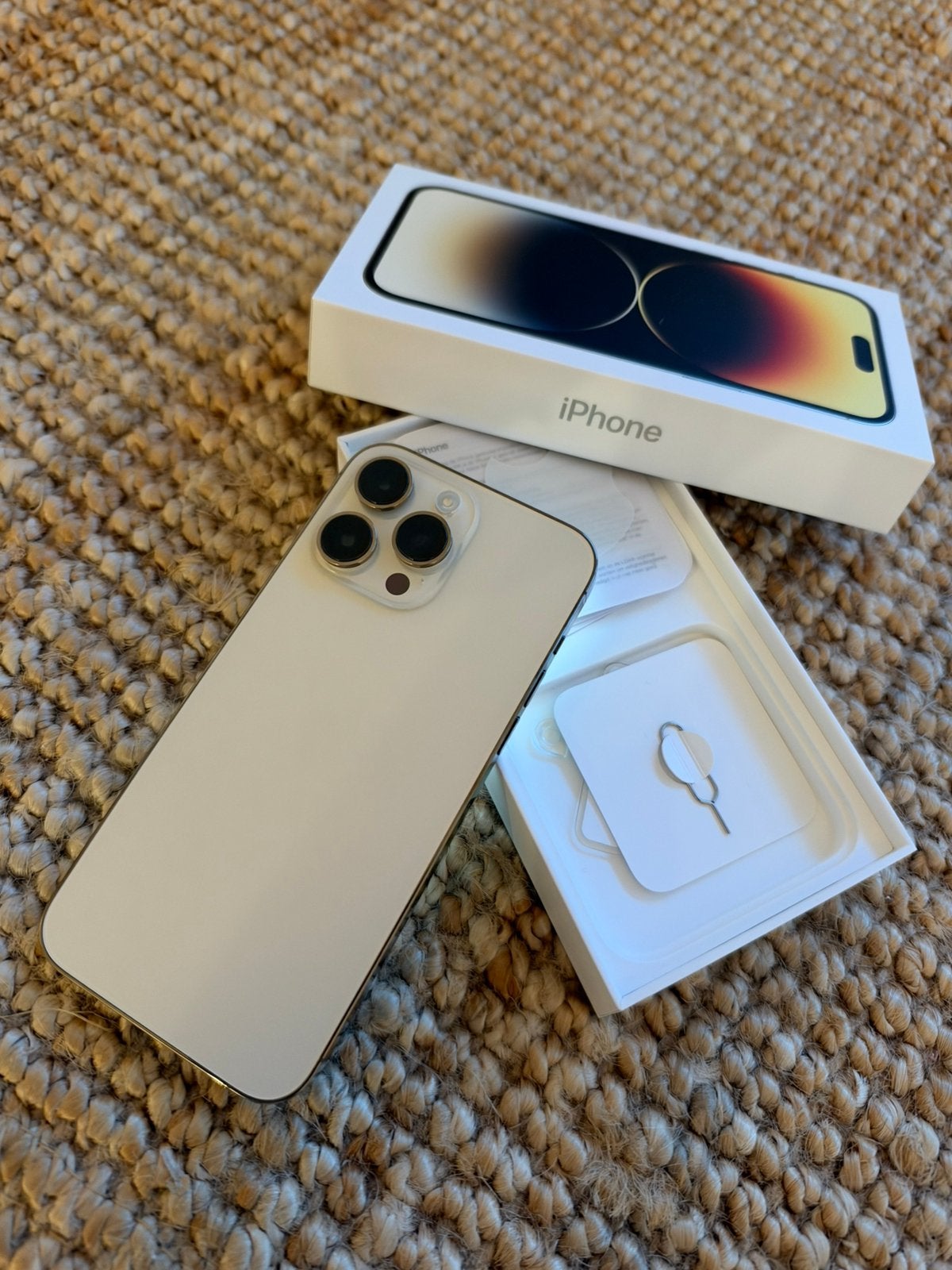 Iphone 14 pro max 1TB starlight, Telecommunicatie, Ophalen, Wit, 1 TB, Zo goed als nieuw