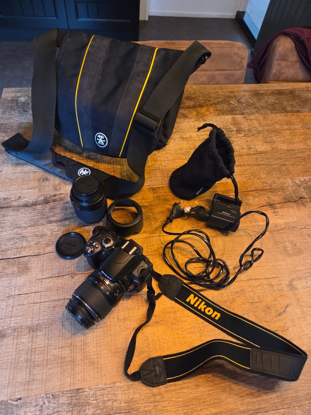 Camera,Nikon. weinig gebruikt, incl tas, Ophalen
