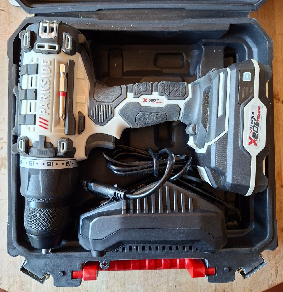 Boor- schroefmachine PBSA 20v Li-Ion, Ophalen of Verzenden, Zo goed als nieuw