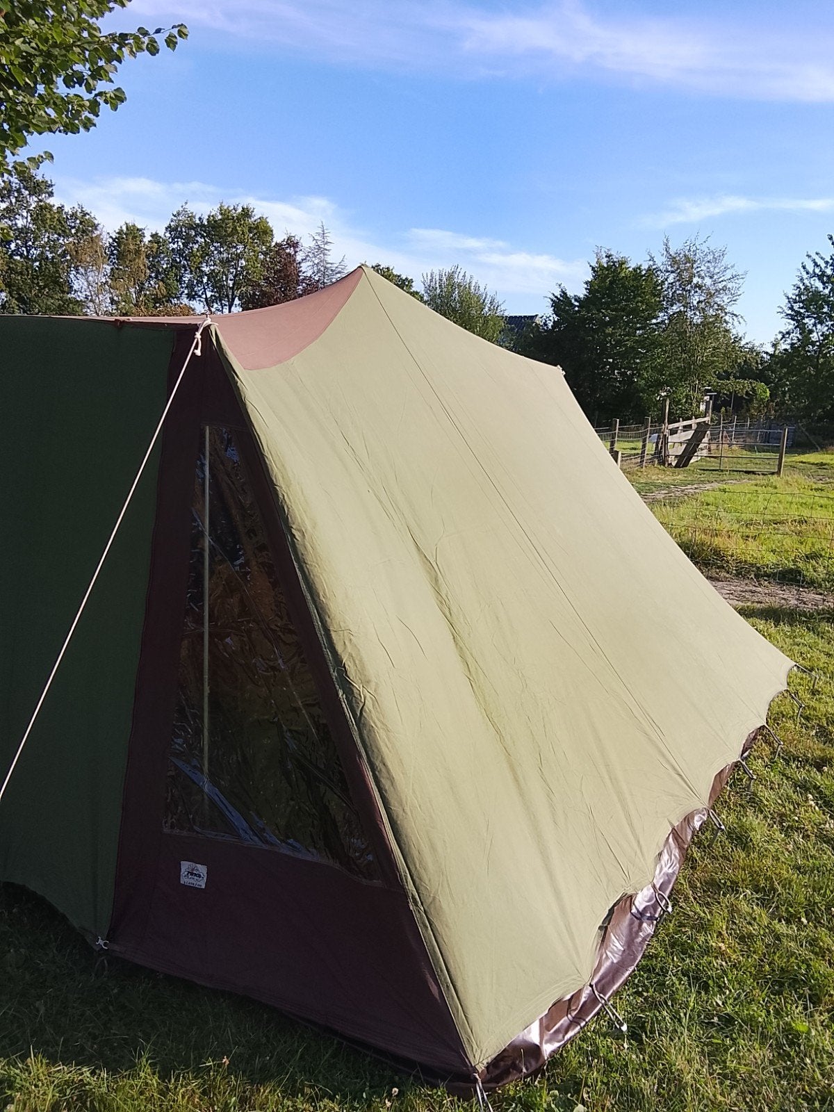 Zware katoenen tent 3-4 personen, Rinco Alaska III, Caravans en Kamperen, Tenten, Ophalen of Verzenden, Zo goed als nieuw, Tot en met 4