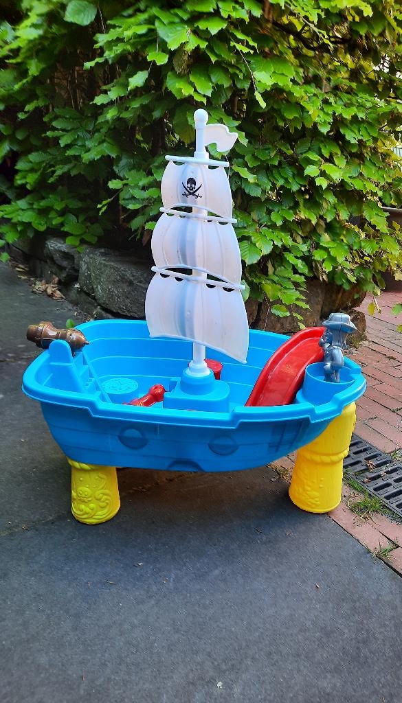 Piratenboot/waterbak, Ophalen, Gebruikt