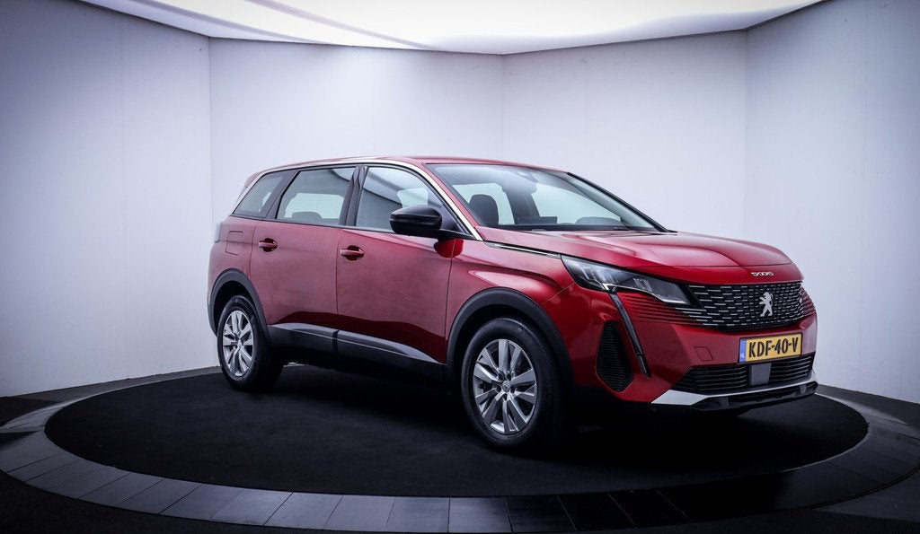Peugeot 5008 1.2T 7p ESSENCE PACK FULL LED | NAVI | 360 CAM, Stof, Zwart, 1199 cc, 1404 kg