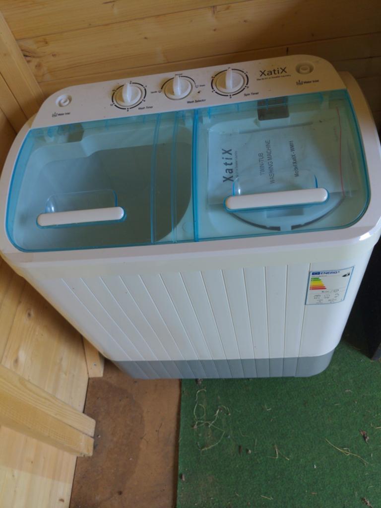 XatiX WM01 Twin-Tub Wasmachine - Compact en Energiezuinig, Witgoed en Apparatuur, Wasmachines, Minder dan 4 kg, Bovenlader, Ophalen of Verzenden