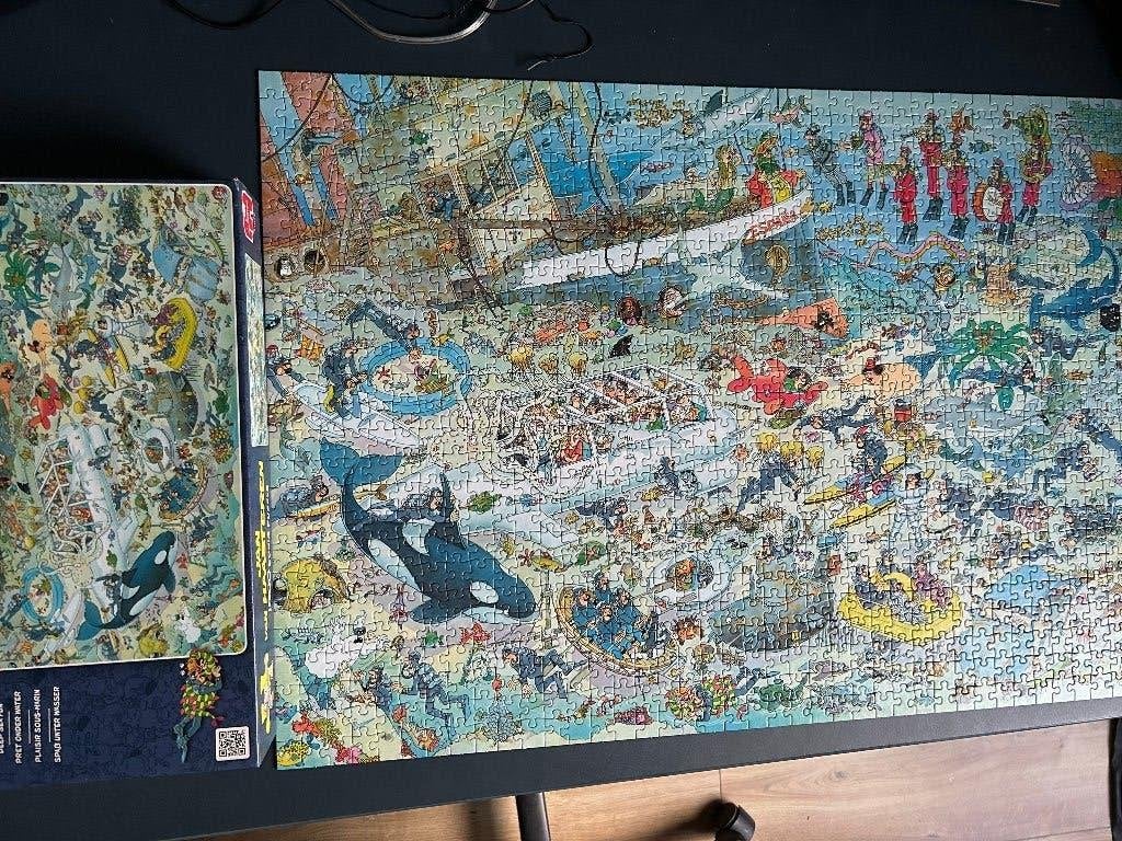 Van Haasteren, Ophalen, 500 t/m 1500 stukjes, Zo goed als nieuw, Legpuzzel
