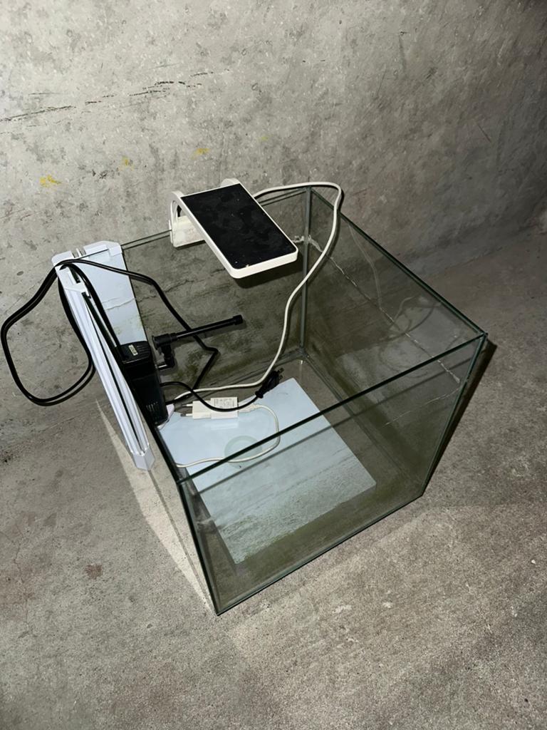 Aquarium superfish, Ophalen, Gebruikt, Leeg aquarium, Inclusief deksel