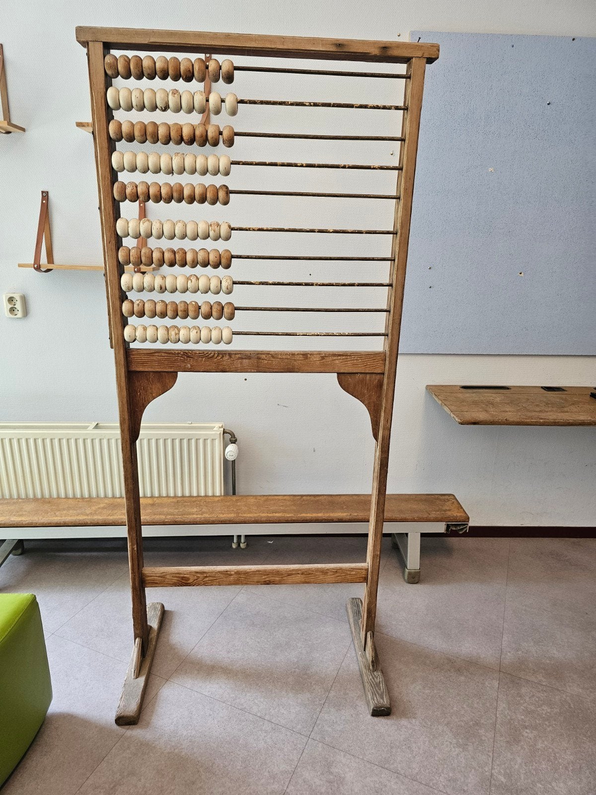 Vintage Houten Telraam - Groot Model, Ophalen