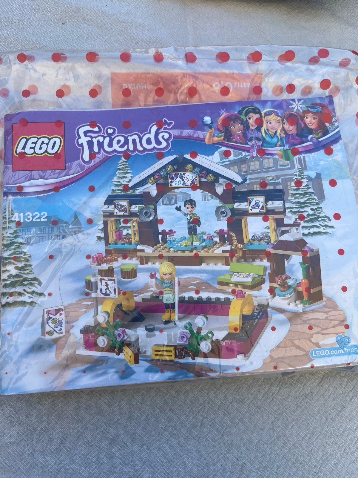 Lego Friends 41322 Snow Resort Schaatsbaan, Kinderen en Baby's, Speelgoed | Duplo en Lego, Gebruikt, Lego, Friends, Ophalen of Verzenden